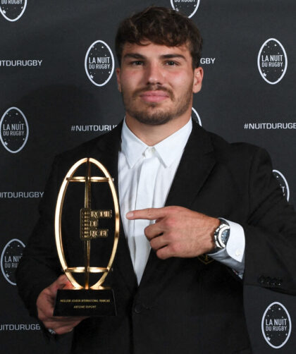 Antoine Dupont nommé meilleur joueur du Top 14 pour la 3e fois consécutive à la nuit du rugby